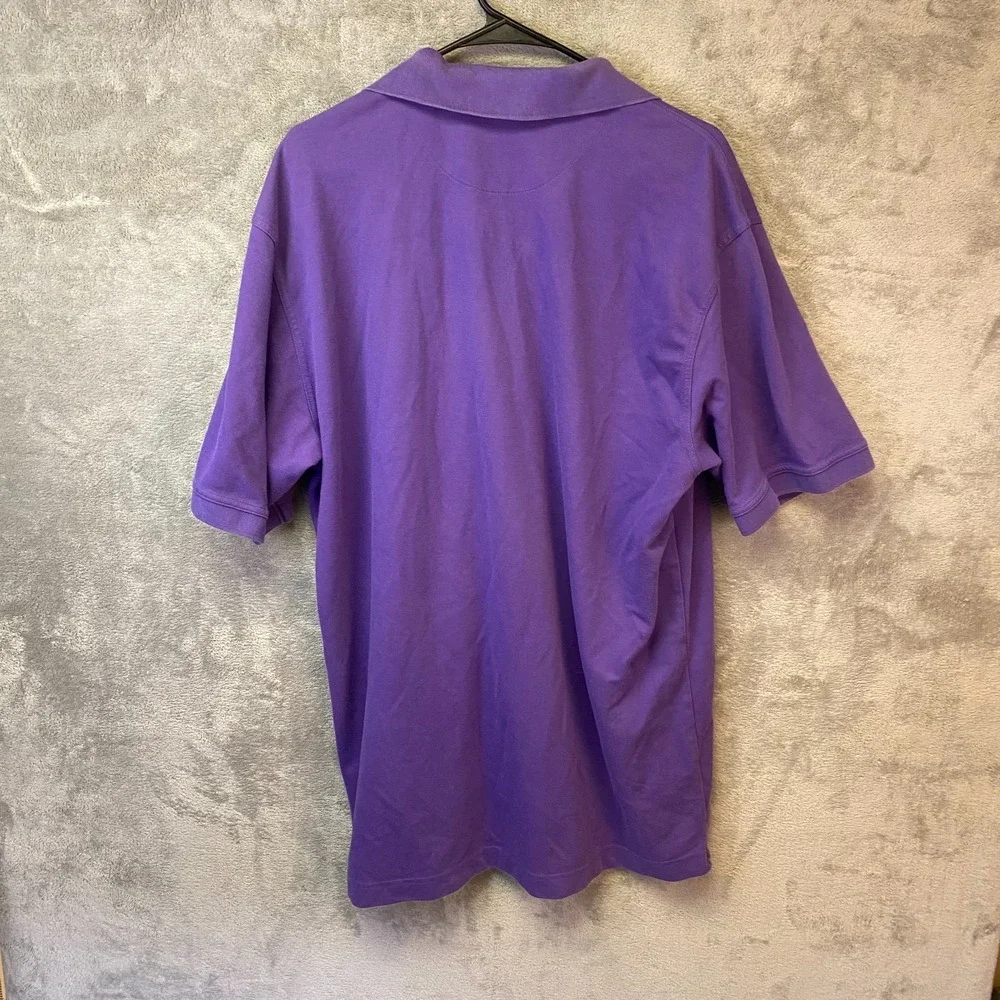 Nike Golf Dri-FIT Purple Short Sleeve Polo Shirt Men's XXL
